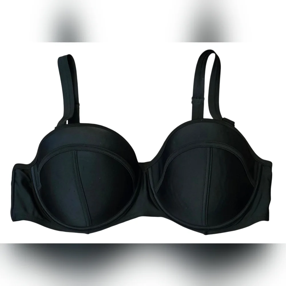 Swimsuits For All Black Bikini Top~EC - Picture 1 of 9